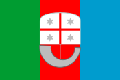 Flagge der Region Ligurien