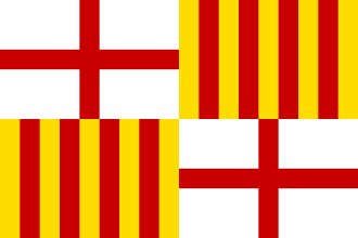 Flagge Barcelonas