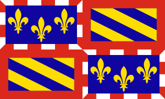Flagge von Burgund