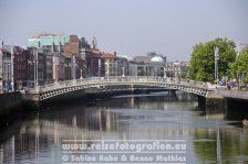 Irland | Leinster | Dublin | Liffey | Half Penny Bridge |