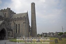 Irland | Leinster | Kilkenny | Sankt-Cainnech-Kathedrale | Rundturm |