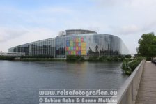 Rheinradweg | Frankreich | Elsass | Bas-Rhin | Straßburg | Europäisches Parlament |