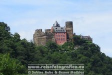 Rheinradweg | Deutschland | Rheinland-Pfalz | Oberwesel | Burg Schönburg |