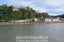 Rheinradweg | Deutschland | Rheinland-Pfalz | Koblenz | Festung Ehrenbreitstein |