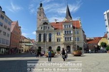Donauradweg | Deutschland | Bayern | Ingolstadt | Rathausplatz und Altes Rathaus |